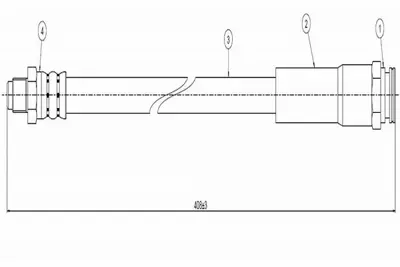 CAVO C800 081A Fren Hortumu On 7704001948