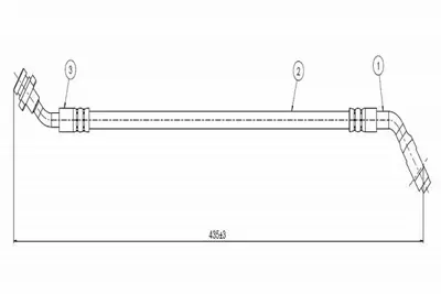 CAVO C800 401A Fren Hortumu Ön Terrano Wd21 93-. 4621031G11