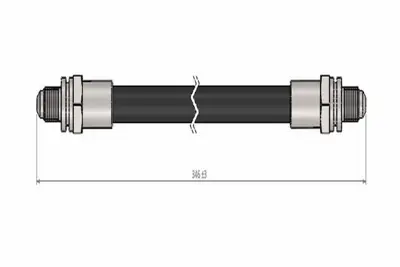 CAVO C800 436A Fren Hortumu Arka Fiesta 1.6 Xr 2i. Rs Turbo 91- 6714710