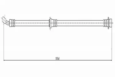 CAVO C800 686A Fren Hortumu Ön Hr-V 1.6 İ 16v 99-. 1464S2H000