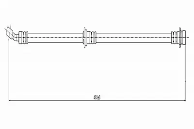 CAVO C800 695A Fren Hortumu Arka Prelude 2.2 İ 1.6 92-. 46451SS0003