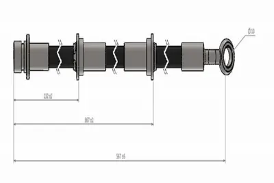 CAVO C900 770A Fren Hortumu Arka Rover 45-200-220-200-400 90-05 SHB100940