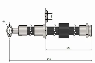 CAVO C901 047A Fren Hortumu Ön Forfour 04-06 4605A784