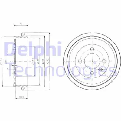 DELPHI BF410 Fren Kampanası Arka Seat Arosa Cordoba Ibıza / Vw Fox Lupo Polo 09/94> 6X0609617A