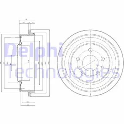 DELPHI BF425  Fren Kampanası 8200172066