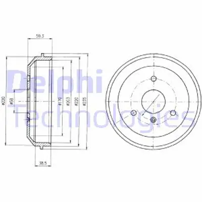 DELPHI BF465 Fren Kampanası Arka Smart Cıty-Cabrıo Cıty-Coupe Crossblade Fortwo Roadster 04/98> 