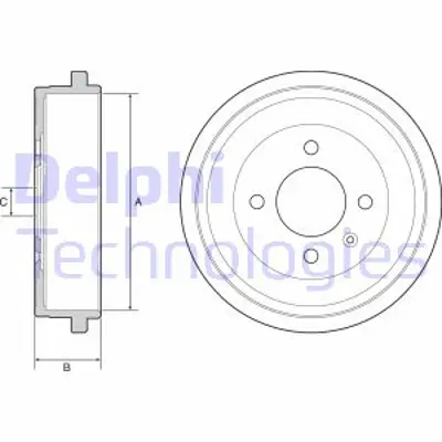 DELPHI BF549 Fren Kampanası Arka      Mıı  Cıtıgo  Up! 08/2011 > 1S0609617 6X0609617A L1GD609617