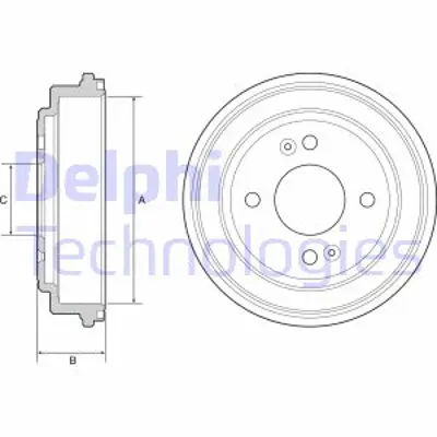 DELPHI BF551 Fren Kampanası Arka Hyundaı Getz 584111C010