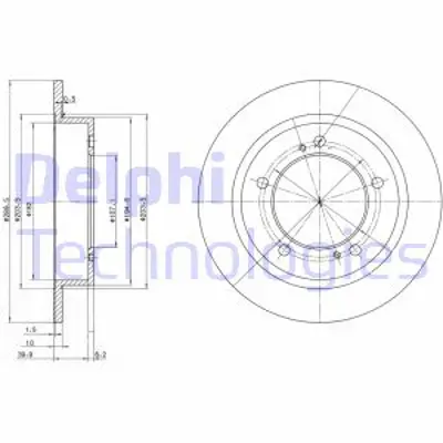 DELPHI BG2584 Fren Dıskı (Cıftlı Paket) Delıksız Ã–n Suzukı Jımny Samuraı Sıdekıck Sj413 Vıtara X 9001/1989 > 9998560A00