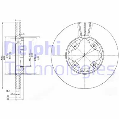 DELPHI BG2816 Fren Dıskı (Cıftlı Paket) Delıksız On   Rover Group Accord  618 620 01/1990 > 45251SN7E50 GBD90837