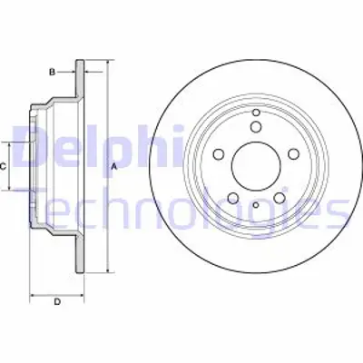 DELPHI BG2842 Arka Fren Dısk Aynası Havalı Volvo 850 91 96 C70 97 05 S70 97 00 V70 97 00 Xc70 97 02 31262099