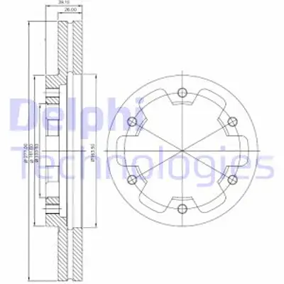 DELPHI BG3422 Fren Dıskı (Cıftlı Paket) Delıksız On    Maverıck  D21 Pıck-Up D22 Pıck-Up Kıng Cab Pathfınder Terra 1954434 40206VJ200