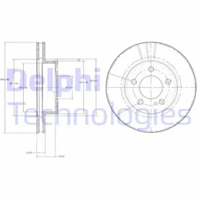 DELPHI BG3546 Fren Aynası On Explorer (U2, U_) 4.0 V6 4wd 95>01 F6TZ1125BA