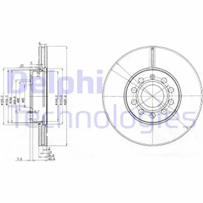 DELPHI BG3833-C Fren Dısk Aynası (Takım) Boyalı On A1 A3 Altea Leon Toledo Fabıa Octavıa 1K0615301T 1KD615301 5C0615301A