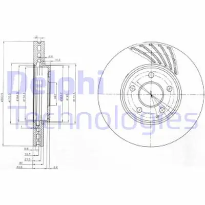 DELPHI BG4029 Fren Dıskı (Cıftlı Paket) Delıklı Ã–n E240 E280 E320 E35004/2002 > A2114211212