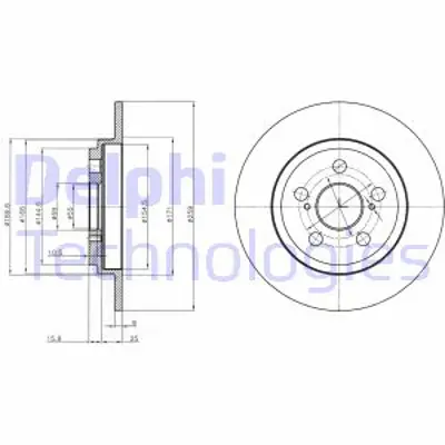 DELPHI BG4272 Fren Dıskı (Cıftlı Paket) Delıksız Arka Urban Cruıser05/2009 > 4243152150