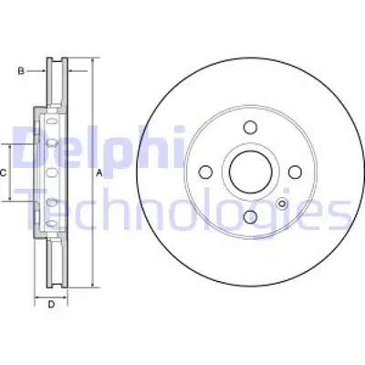 DELPHI BG4647C Fren Aynası On JZW698302CD