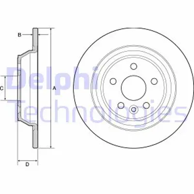 DELPHI BG4804C Arka Dıskk Ayna Ford  Galaxy  15> S-Max 15> E1GC2A315BC