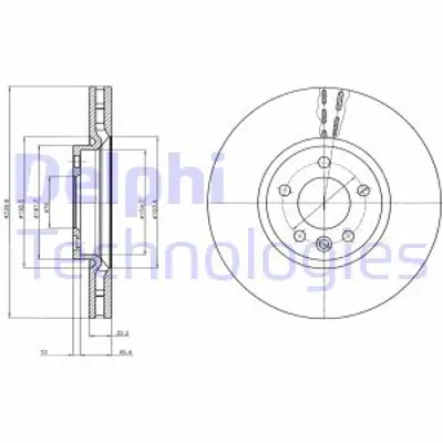 DELPHI BG9106 Fren Aynası On 7E0615301F