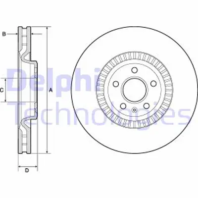 DELPHI BG9171C Fren Aynası On 4G0615301T 4H0615301R