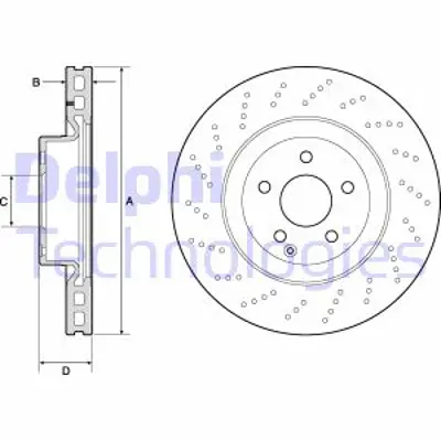 DELPHI BG9188C Fren Aynası A2074210012