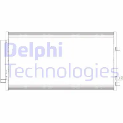 DELPHI CF20382 Kondanser Fıat 500x-Jeep Renegade 51966751