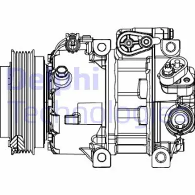 DELPHI CS20415 Kompresor - Hyundaı Sonata 01/05>12/06 977013K220