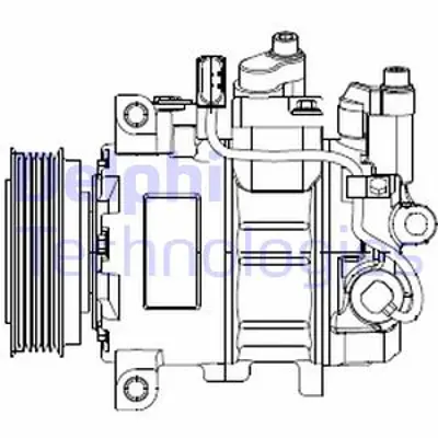 DELPHI CS20474 Kompresor - Audı A4 Quattro A5 A6 A6 Quattro A6 Allroad S4 Quattro 05/04> 8K0260805K