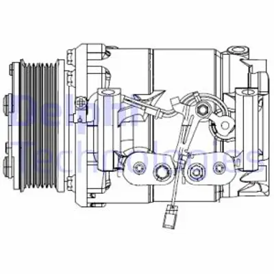 DELPHI CS20492 Kompresor  Cr-V 02/2002 > 12/2006 38810PNB006