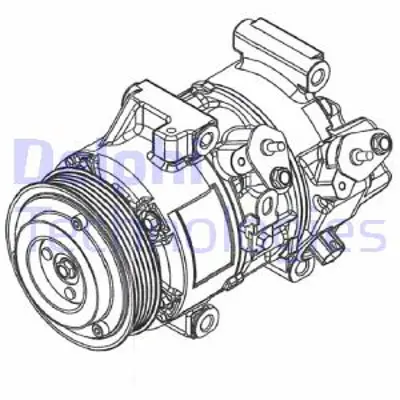 DELPHI CS20495 Kompresor - Toyota Corolla Verso 05/2004 > 07/2005 883100F021