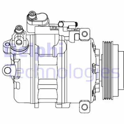 DELPHI CS20527 Kompresor - Hyundaı Santa Fe 03/2006 > 03/2009 977012B201