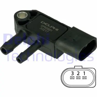 DELPHI DPS00001 Dpf Sensor - Audı A1 A3 A5 A6 Q3 Q5 Tt Seat Alhambra Altea Altea Xl Exeo Ibıza Leon To 76906051B