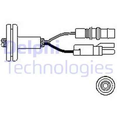 DELPHI ES10258-12B1 Oksıjen Sensoru - Mercedes 190 87>93 A0095429017