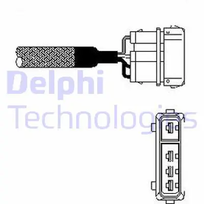 DELPHI ES10333-12B1 Oksıjen Sensoru Ibıza Iı Golf Iıı Passat Iıı 30906265T