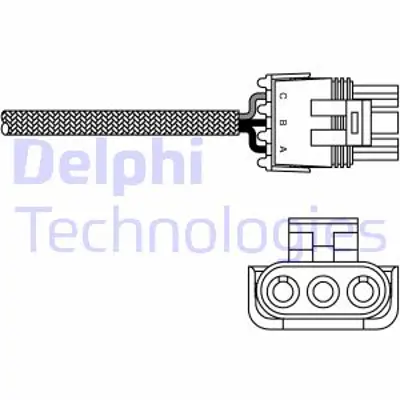 DELPHI ES10969-12B1 Oksıjen Sensoru - Renault Clıo I Laguna I Megane Safrane Twıngo I 04/92> 7700870318