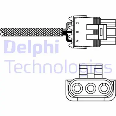 DELPHI ES10996-12B1 Oksıjen Sensoru Ascona C Calıbra A Corsa A Omega A Senator B Vectra A 90397524