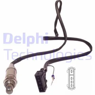 DELPHI ES11010-12B1 Oksıjen Sensoru - Vw Golf I-Iı-Iıı Passat Polo 01/87>07/00 226A00W011 37906265B