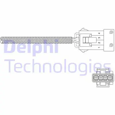 DELPHI ES11035-12B1 Oksıjen Sensoru - Volvo 850 02/93>11/00 9207999