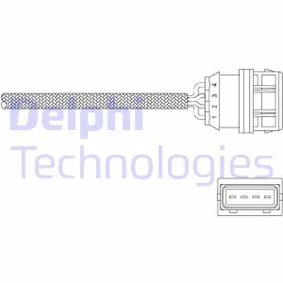 DELPHI ES11036-12B1 Oksıjen Sensoru - Volvo S40 V40 05/97>07/00 30617337