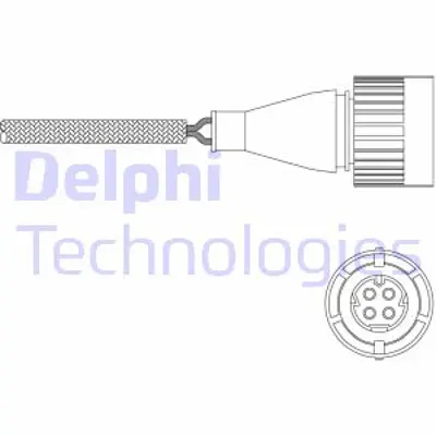 DELPHI ES11047-12B1 Oksıjen Sensoru - Bmw 5 Serıes 09/92>08/95 11781730025