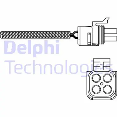 DELPHI ES20273-12B1 Oksıjen Sensoru - Renault Espace Iıı Laguna I Megane 01/94> 7700871544