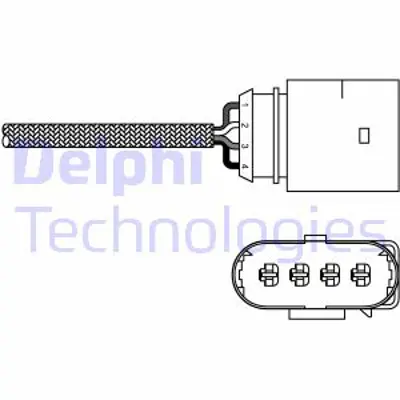 DELPHI ES20286-12B1 Oksıjen Sensoru - Vw Lupo Polo Iıı 09/98> 30906262C 36906262Q