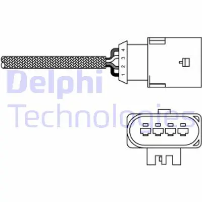 DELPHI ES20303-12B1 Oksıjen Sensoru - Land Rover Freelander Iı 05/95> 60816318 MHK100840 MHK100840L