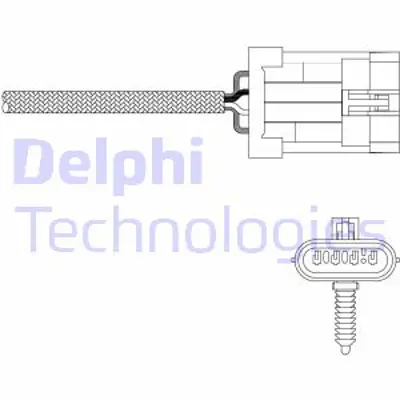 DELPHI ES20335-12B1 Lambda Sensoru Matıs 96507986