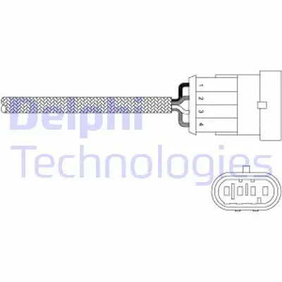 DELPHI ES20344-12B1 Oksıjen Sensoru 60816794