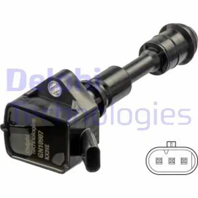 DELPHI GN10907-12B1 Atesleme Bobını  S60s60 Cross Countrys80s90v40v40 Cross Countryv60v60 Cross Countryv70v90v90 Cross C 31358940