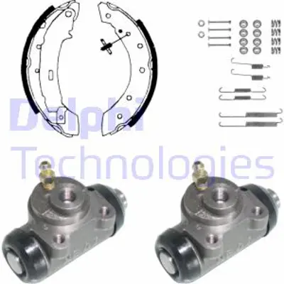 DELPHI KP1064 Fren Pabuc Kıtı Arka Renault Laguna 05/98>12/00 424234 7701205817