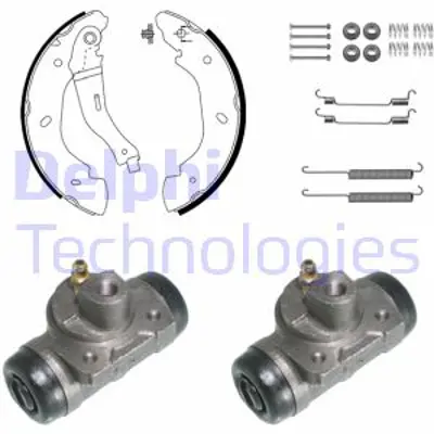 DELPHI KP1083 Fren Pabuc Kıtı Arka Ford Tourneo Transıt 08/00> 4540476