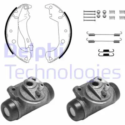 DELPHI KP1117 Fren Pabuc Kıtı Arka Fıat Doblo Doblo Cargo  03/01> 