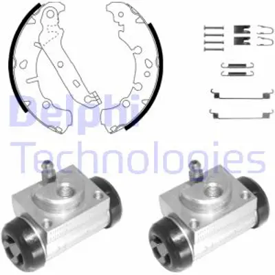 DELPHI KP1118 Fren Pabuc Kıtı Arka Ford Ka Puma 03/97>&03/04> ME2S6J2D240AA